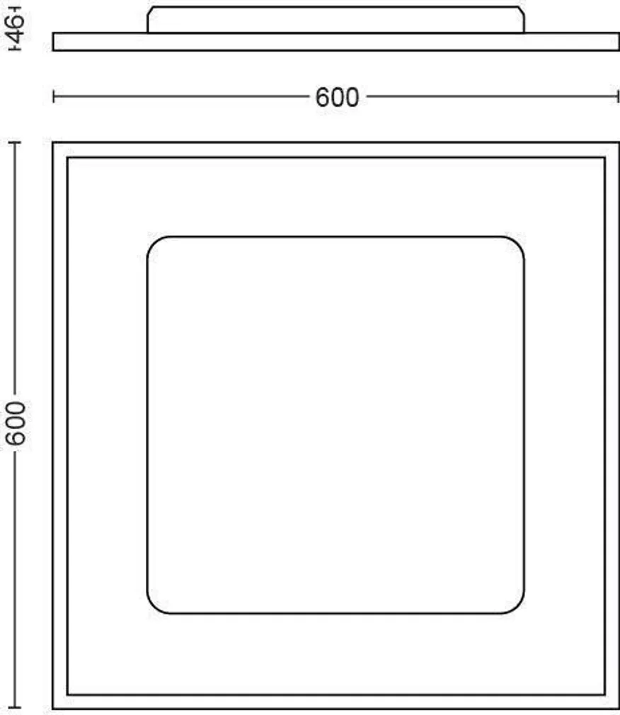 PANEELVALGUSTI PHILIPS HUE AURELLE SQ 39W 3750LM 2200-6500K HUE