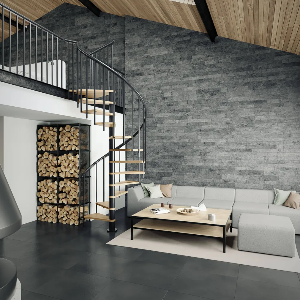 KEERDTREPP DOLLE GALGARY Ø140CM LISA BALUSTRAATIDEGA ANTRATSIIT/PÖÖK