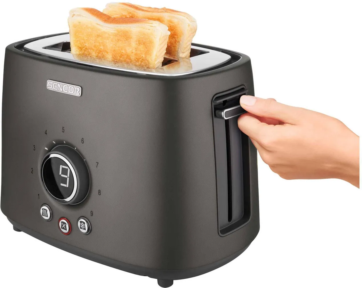 RÖSTER SENCOR STS6058BK ELEKTROONILINE NÄIDIK 1000W MUST