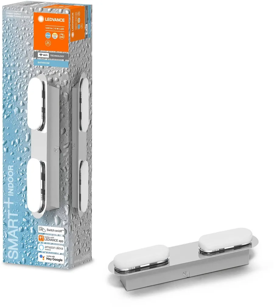 VANNITOAVALGUSTI LEDVANCE ORBIS DUPLO 15W 1400LM IP44 WIFI