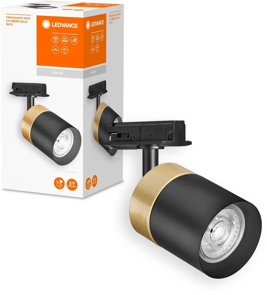 SIINIVALGUSTI LEDVANCE CYLINDER GU10 MUST-KULD