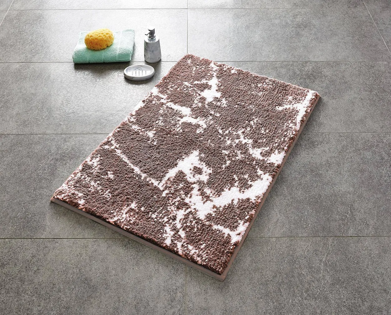 VANNITOAVAIP RIDDER MARMOR 60X90CM BEEŽ POLÜESTER MIKROFIIBER