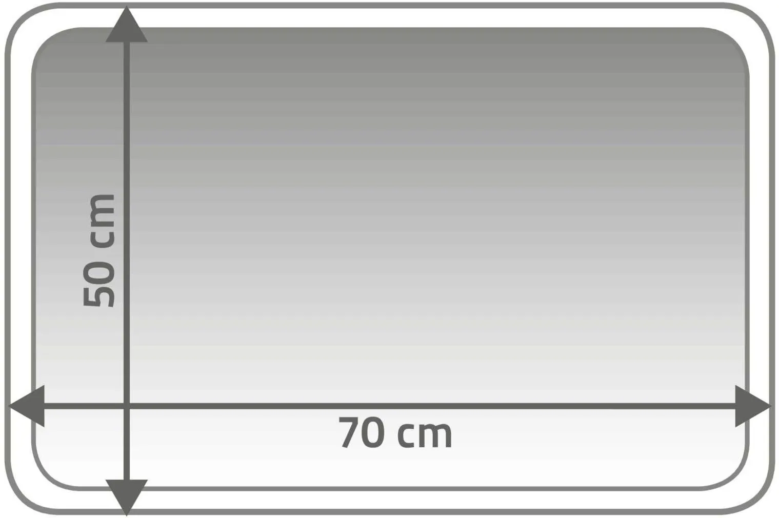 VANNITOAVAIP RIDDER FRESH 50X70CM MUST POLÜESTER