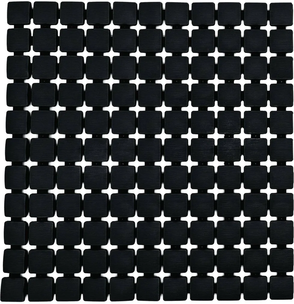 VANNITOAMATT RIDDER NEVIS 54X54CM MUST PP/TPE-PLASTIK  