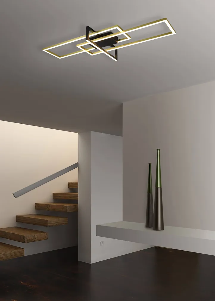 LAELAMP TRIO SALINAS 34W 3000K 3900LM MESSING/MUST