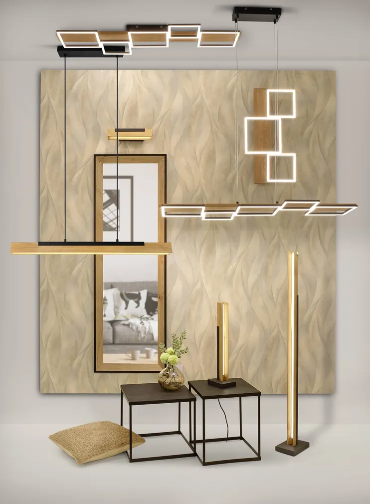 PÕRANDALAMP TRIO KERALA 16W 3000K 1950LM MUST/PUIT