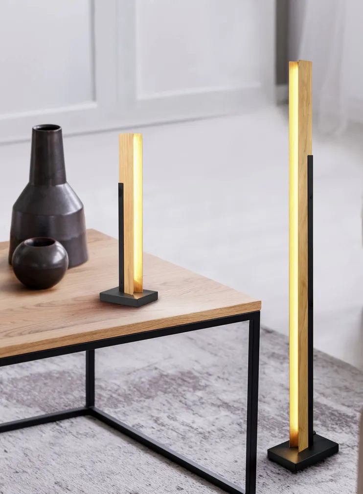 LAUALAMP TRIO KERALA 8W 3000K 950LM MUST/PUIT