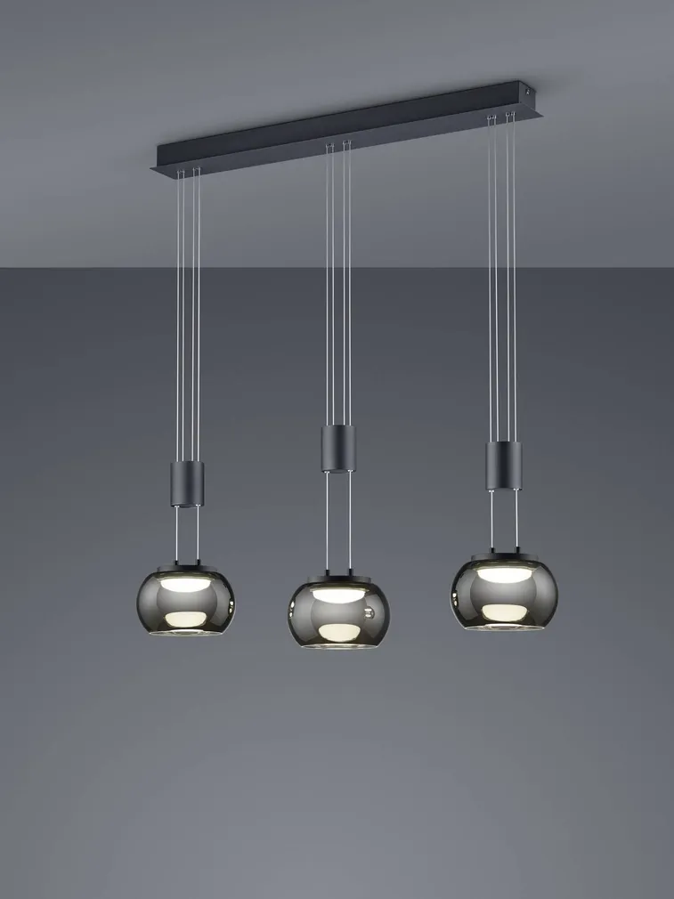 LAELAMP TRIO MADISON 3X8W 3000K 3X900LM MUST