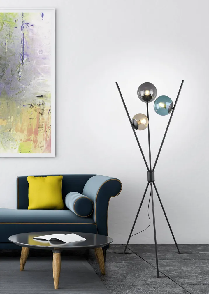 PÕRANDALAMP TRIO LANCE 3XE14 MUST