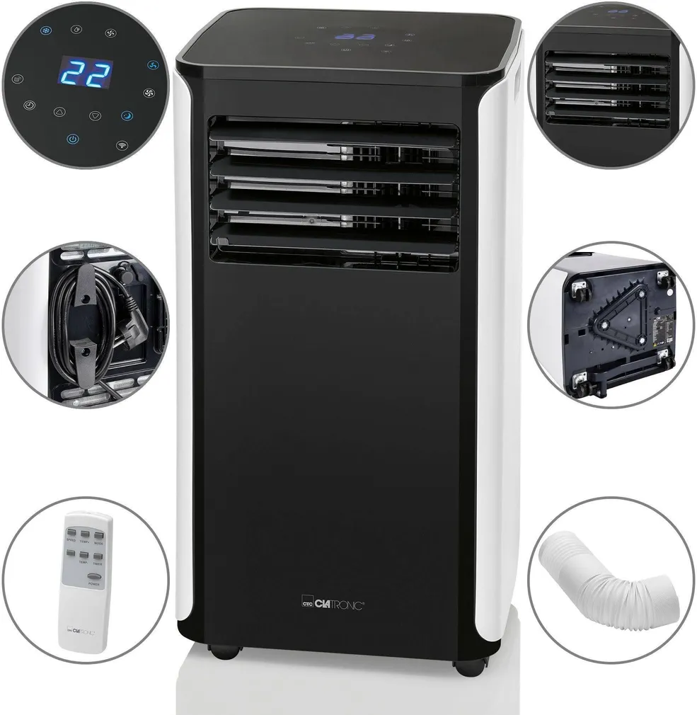 KONDITSIONEER CLATRONIC CL3716 9000BTU WIFI MUST/VALGE