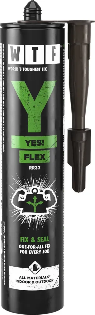 LIIMHERMEETIK WTF YES FLEX BROWN RR32 310ML PRUUN