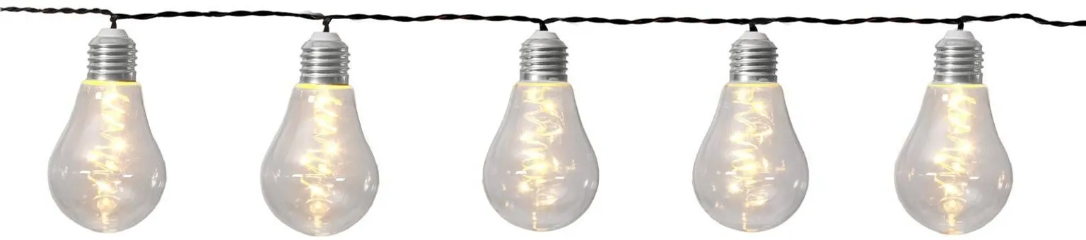 VALGUSKETT STAR TRADING SOLAR GLOW 10 LED 1,9M IP44 LÄBIPAISTEV