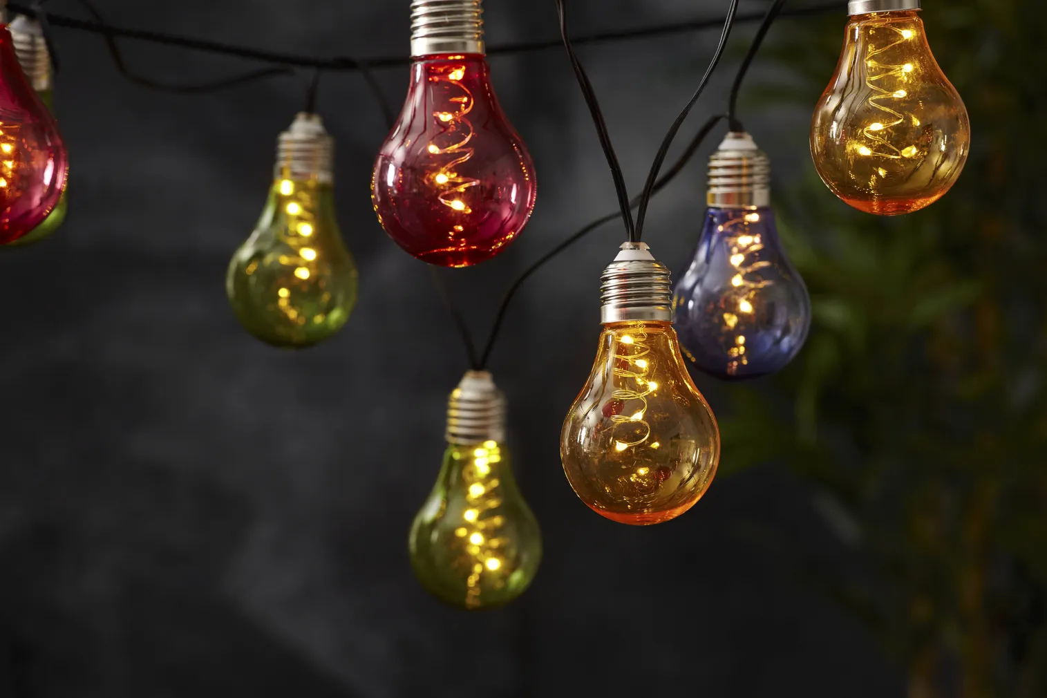 VALGUSKETT STAR TRADING SOLAR GLOW 10 LED 1,9M IP44 VÄRVILINE