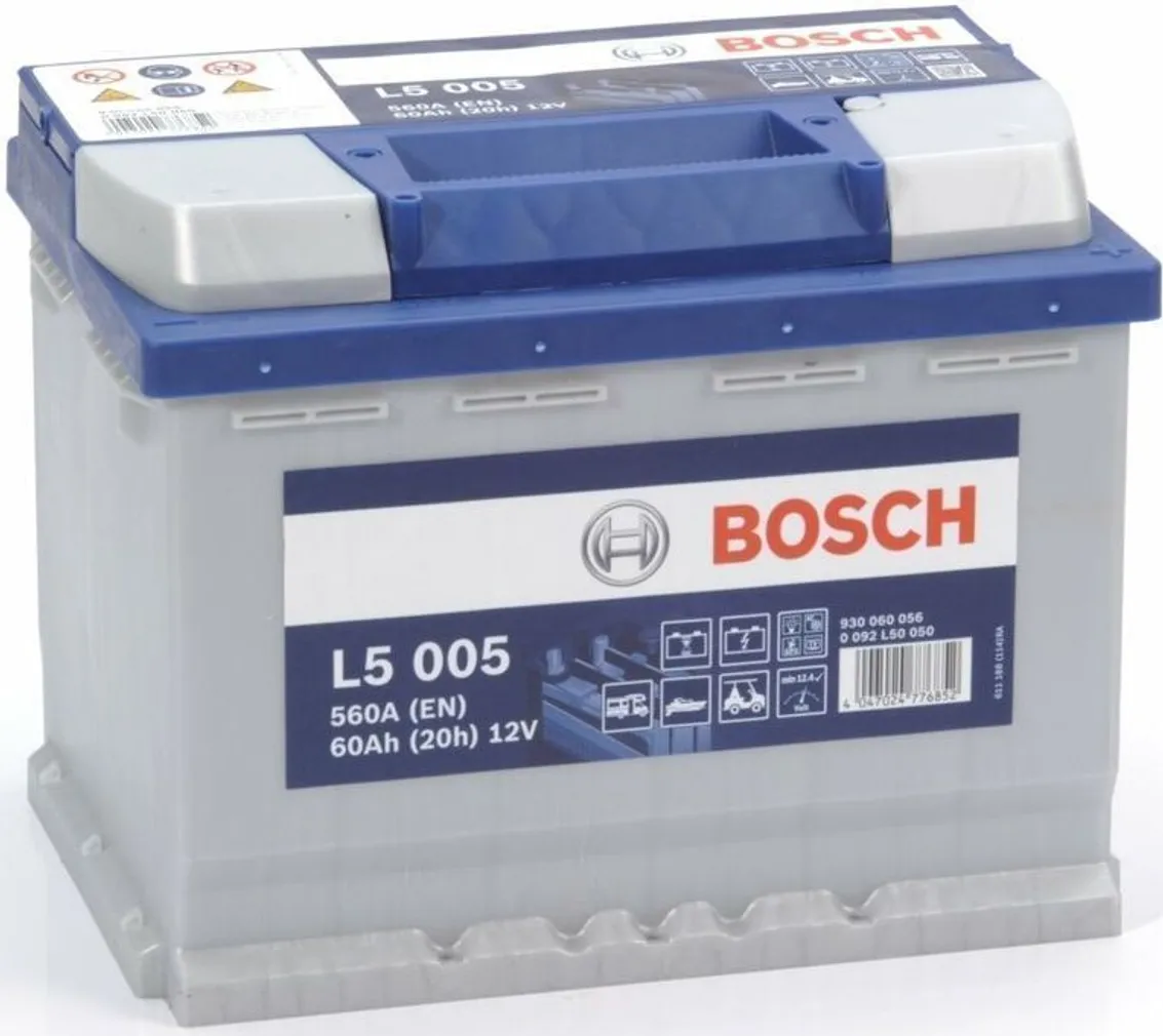 AUTOAKU BOSCH L5 005 60AH 560A 242X175X190