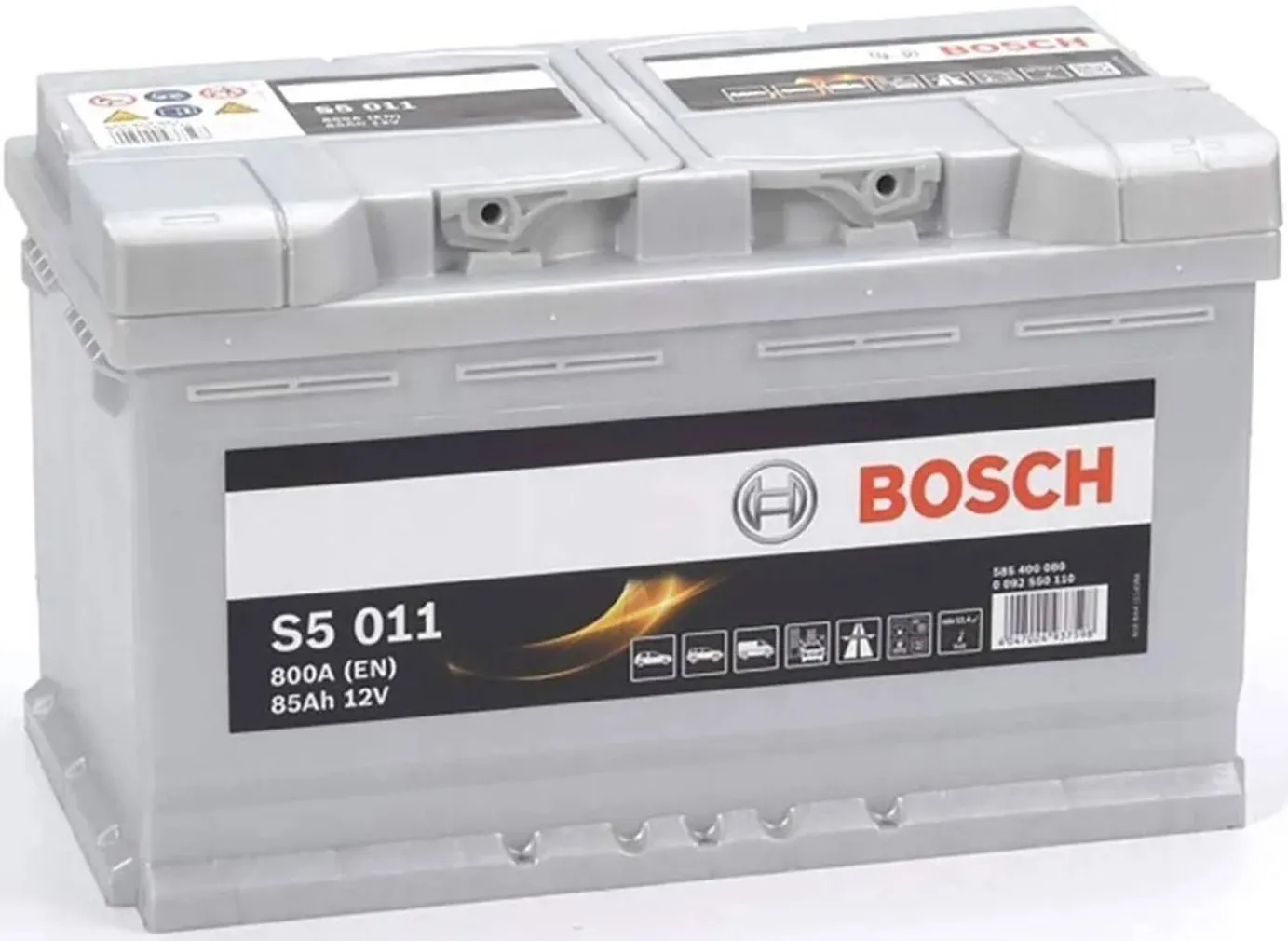 AUTOAKU BOSCH S5 011 85AH 800A 315X175X190