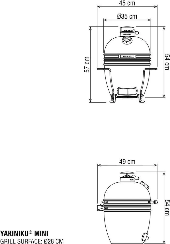 GRILL YAKINIKU MINI KAMADO ALUSRAAMIGA