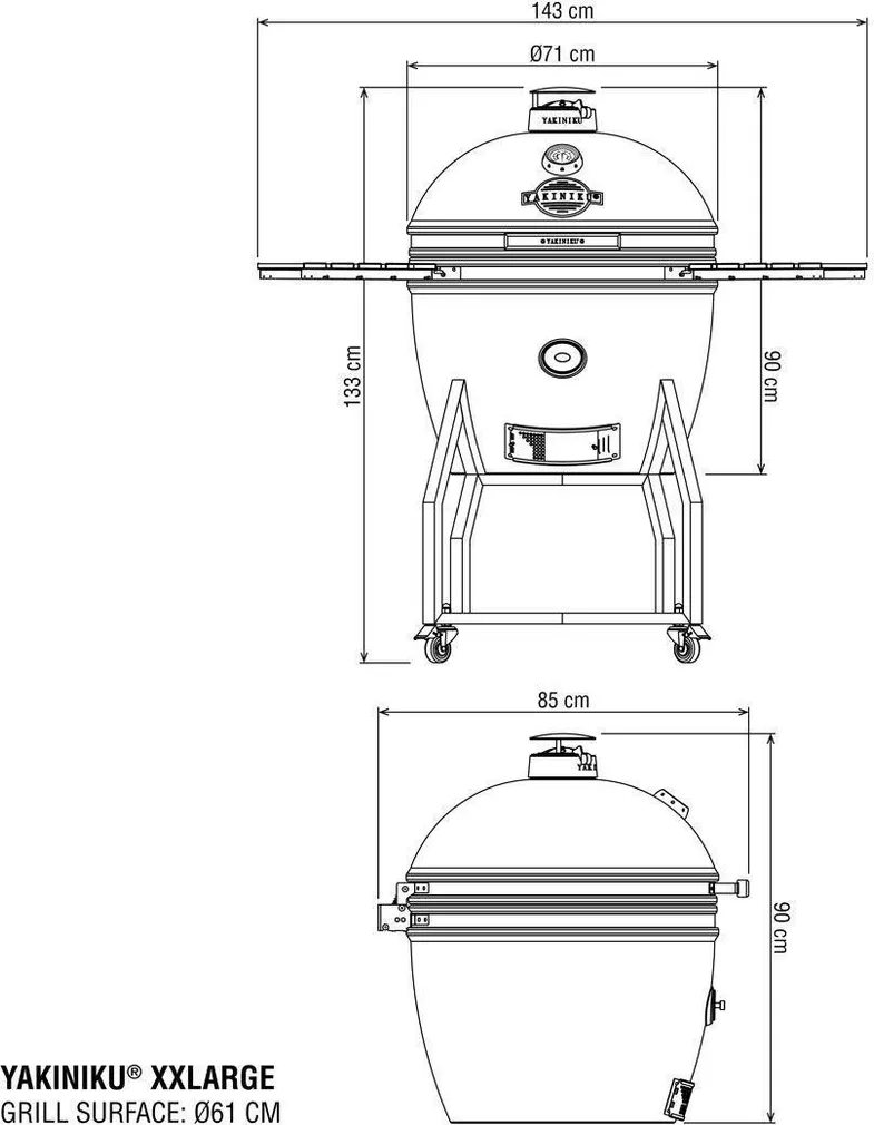 GRILL YAKINIKU XXLARGE KAMADO