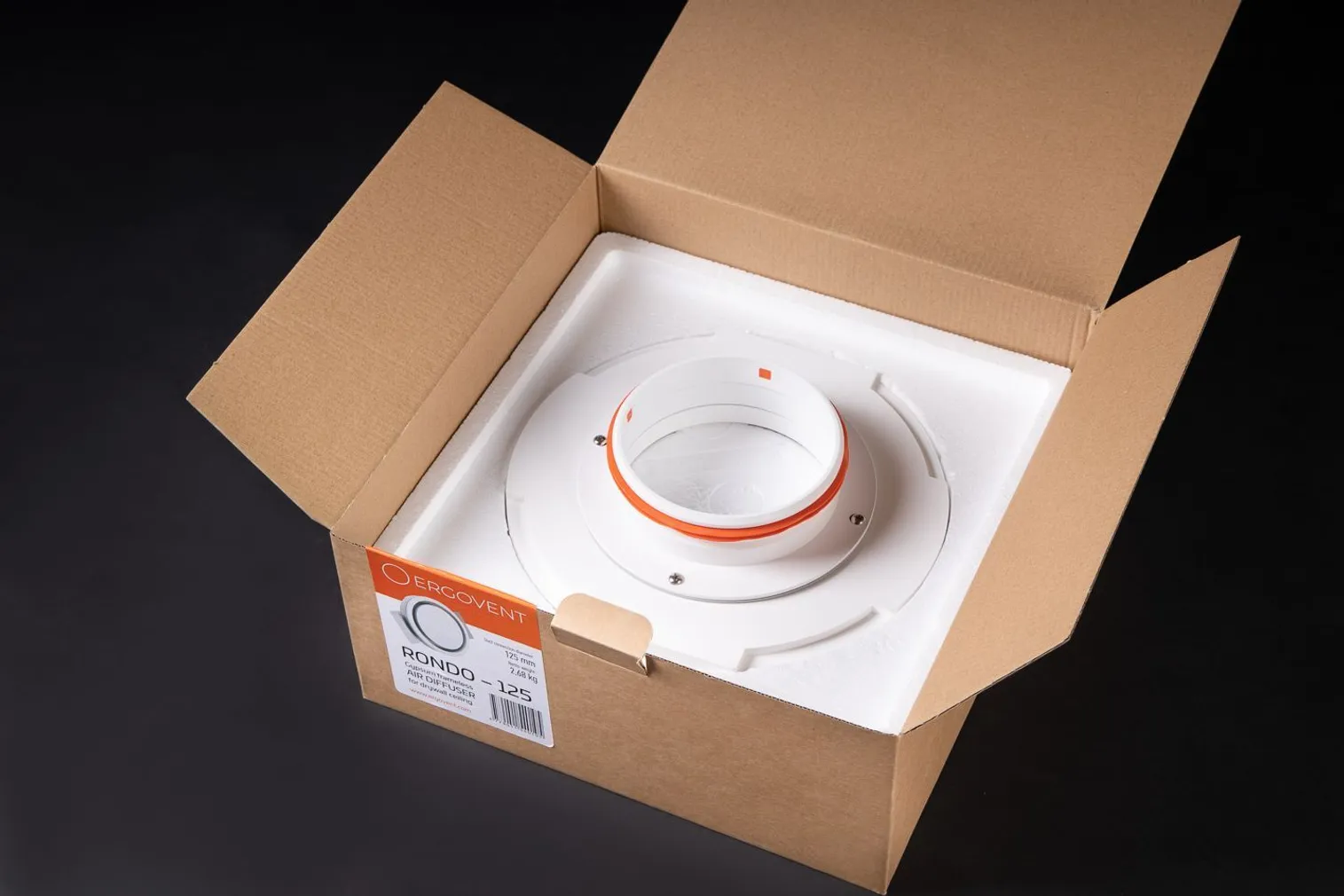 VENTILATSIOONIPLAFOON ERGOVENT RONDO 100MM