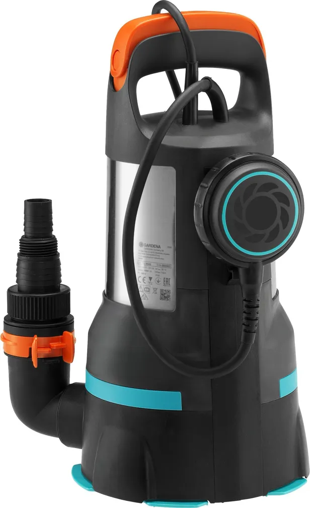 TÜHJENDUSPUMP GARDENA PUHAS/MUST VESI 2IN1 15000 550W 15000L/H 7/7M