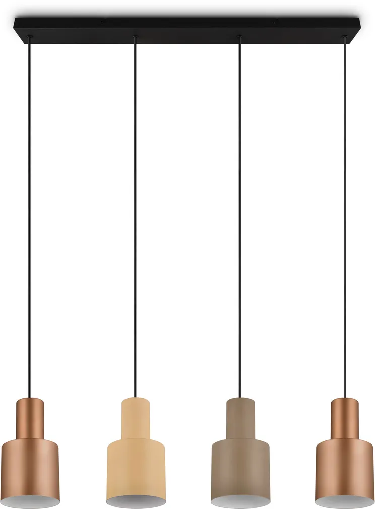 LAELAMP TRIO AGUDO 4X40W E27 MULTICOLOR