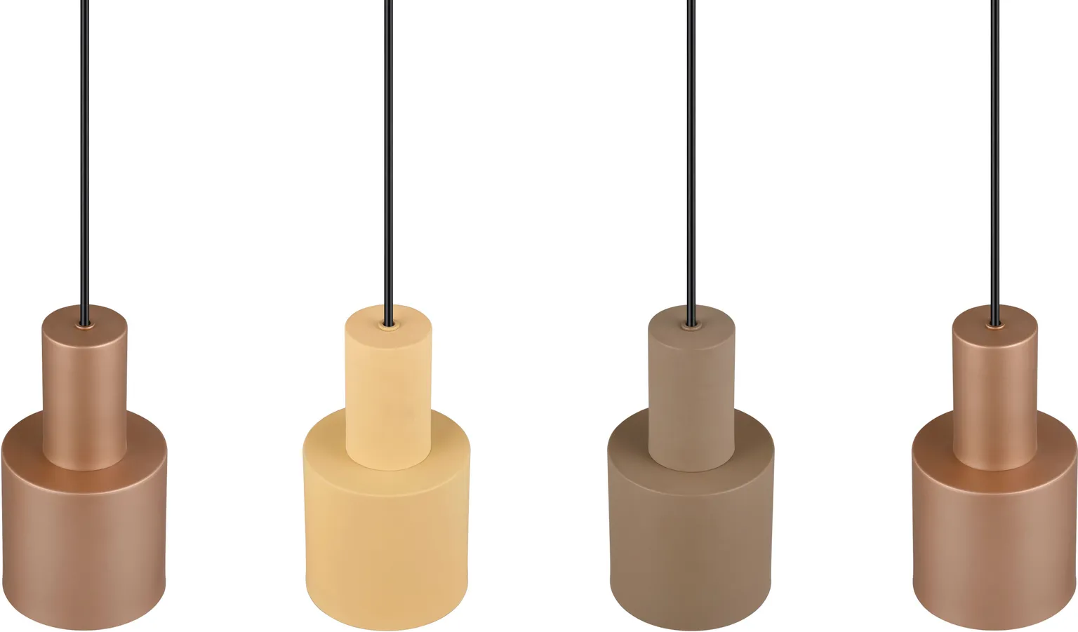 LAELAMP TRIO AGUDO 4X40W E27 MULTICOLOR