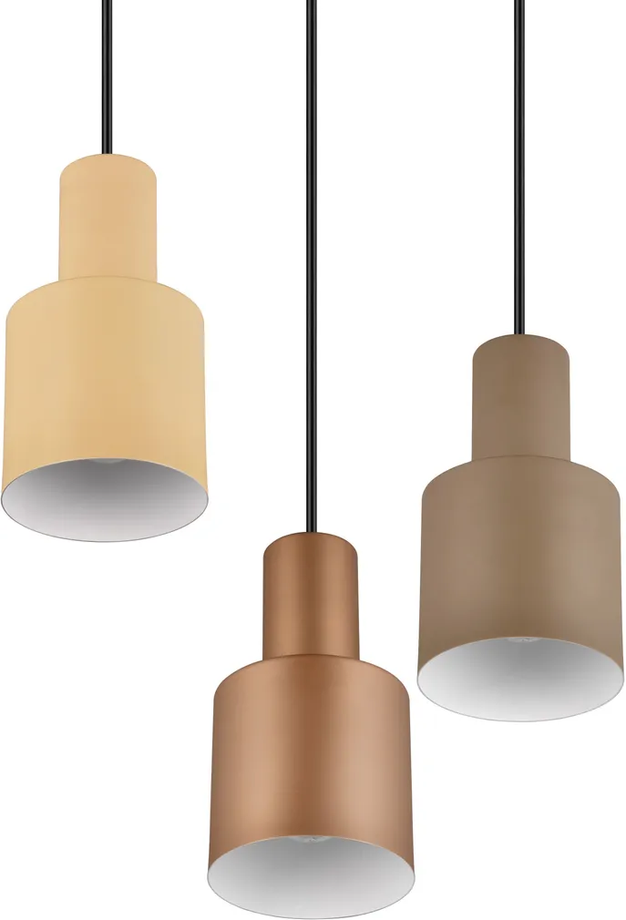 LAELAMP TRIO AGUDO 3X40W E27 RIPPUV MULTICOLOR