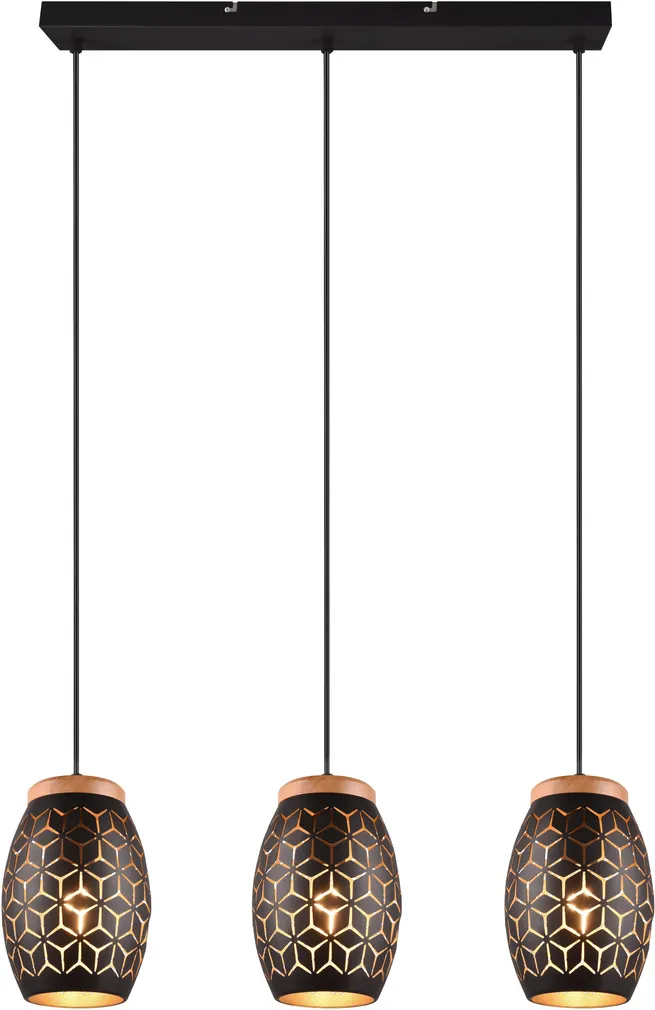 LAELAMP TRIO BIDAR 28W E27 MUST/KULD