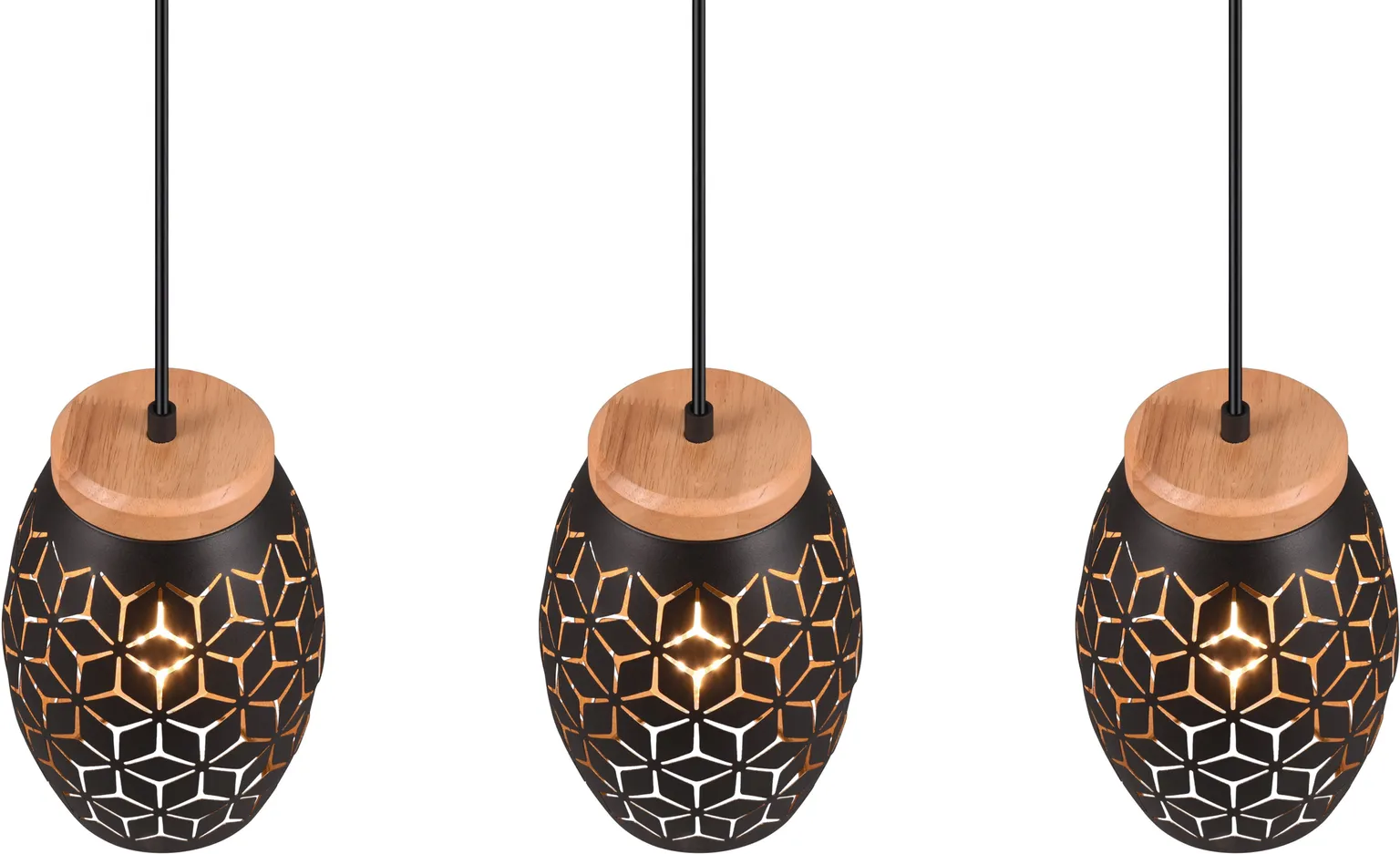 LAELAMP TRIO BIDAR 28W E27 MUST/KULD