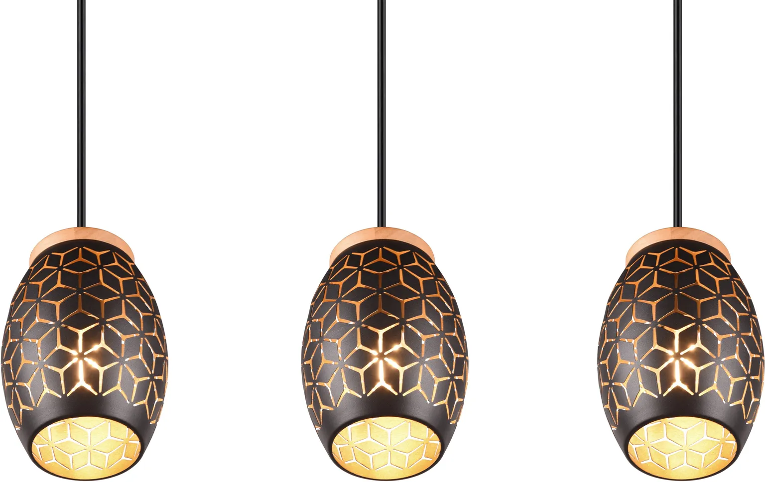 LAELAMP TRIO BIDAR 28W E27 MUST/KULD