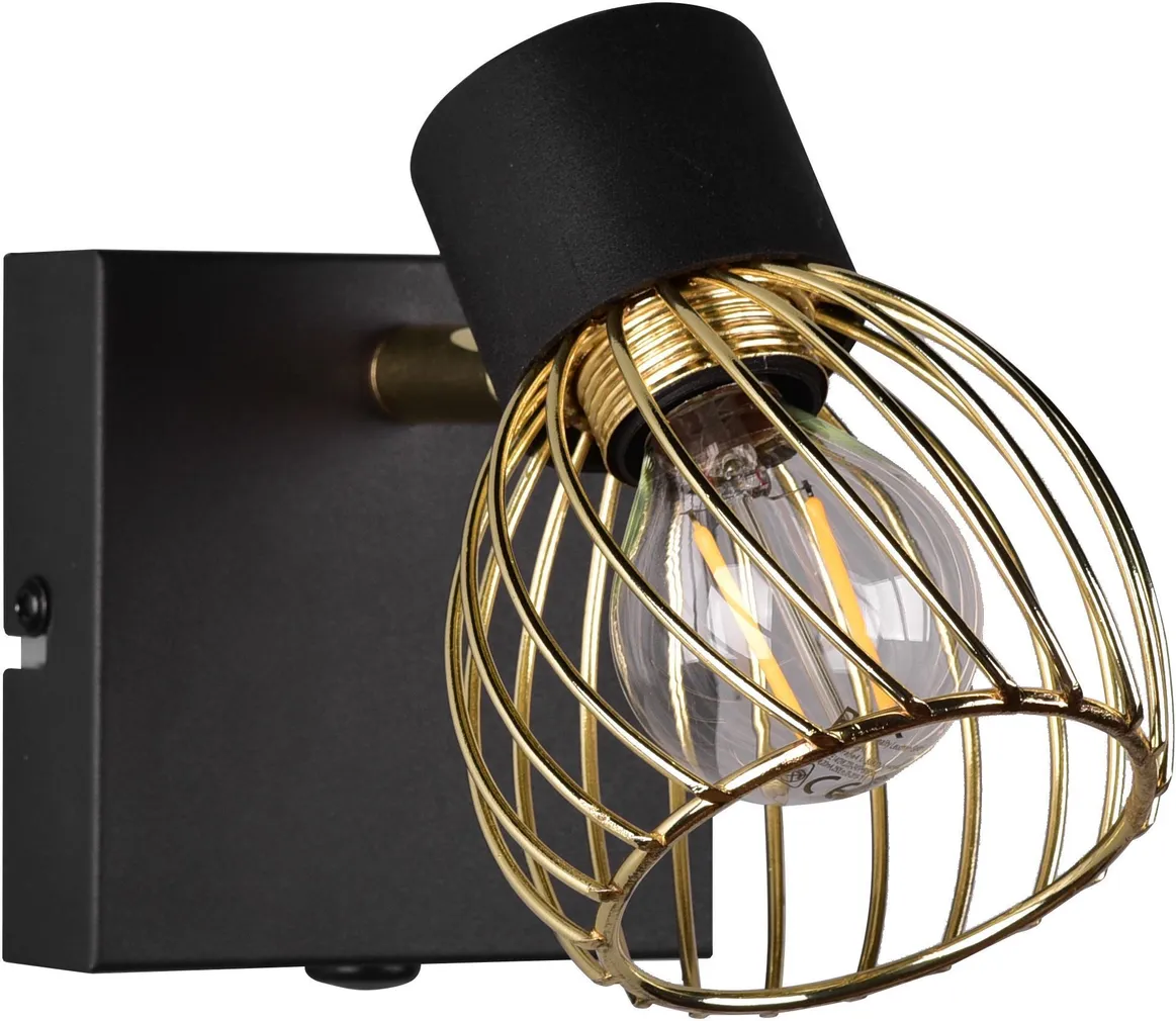 KOHTVALGUSTI TRIO ARDON 10W E14 MUST/VASK