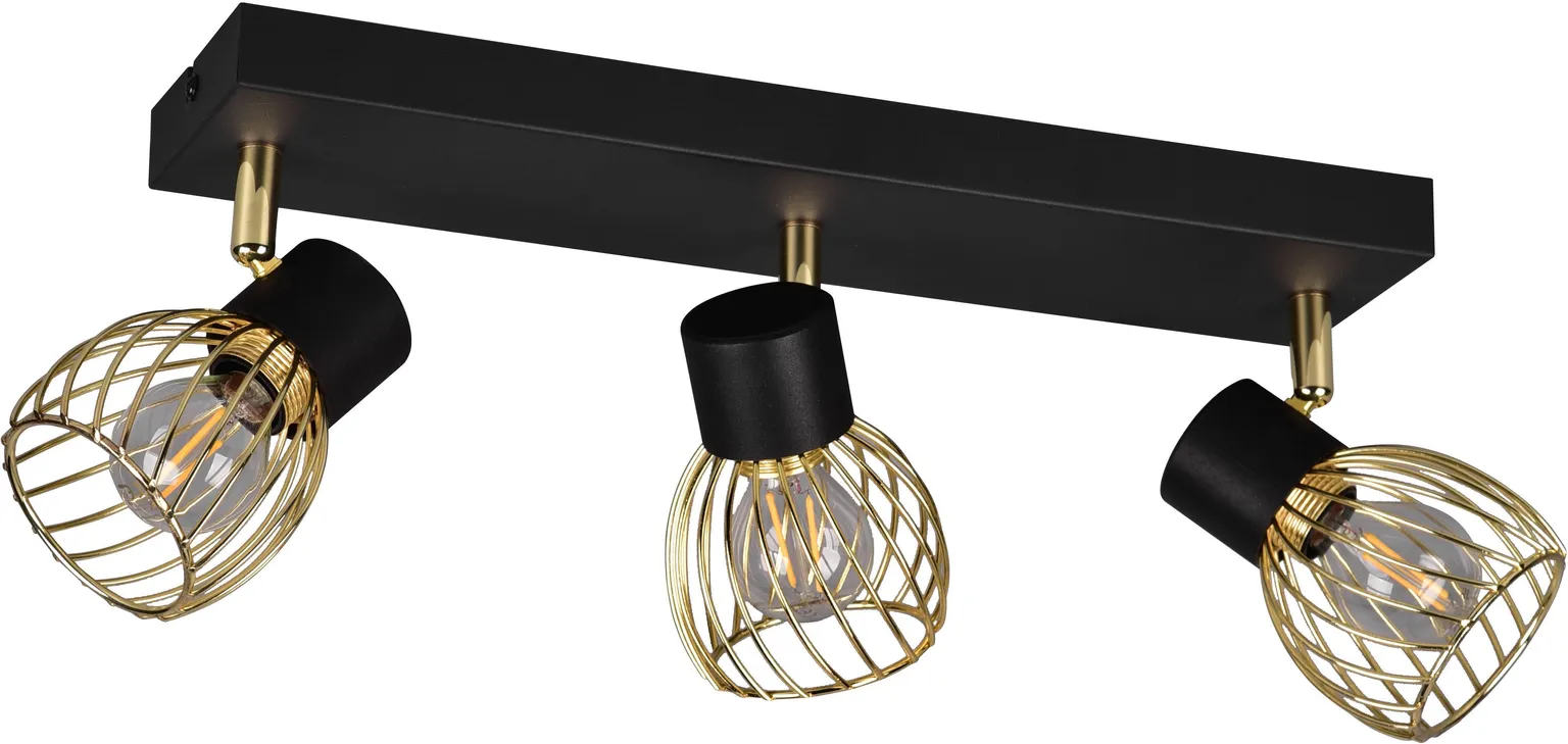 KOHTVALGUSTI TRIO ARDON 4X10W E14 MUST/VASK