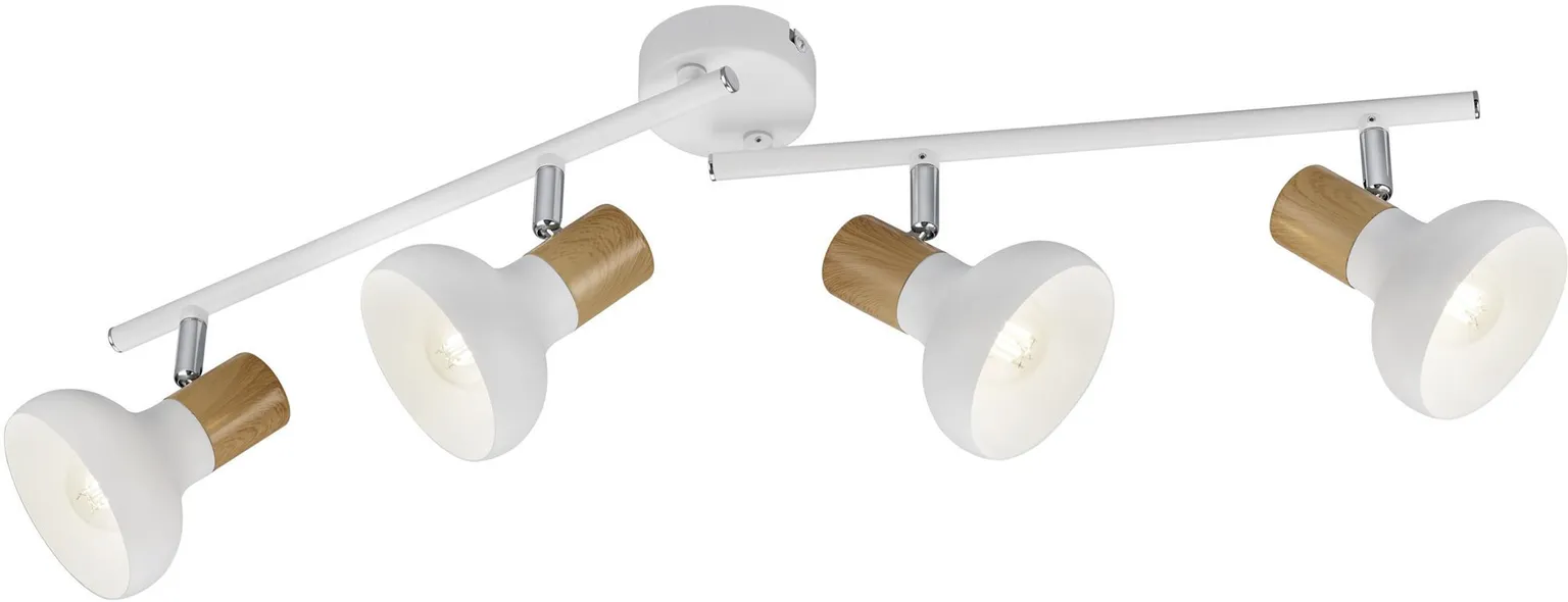 KOHTVALGUSTI TRIO LATIKA 4X10W E14 VALGE/PUIT