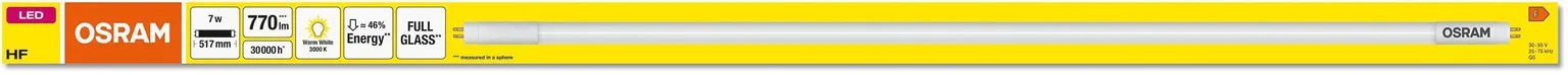 LED LAMP OSRAM 7W T5HF L13 SHORT 517MM 830 
