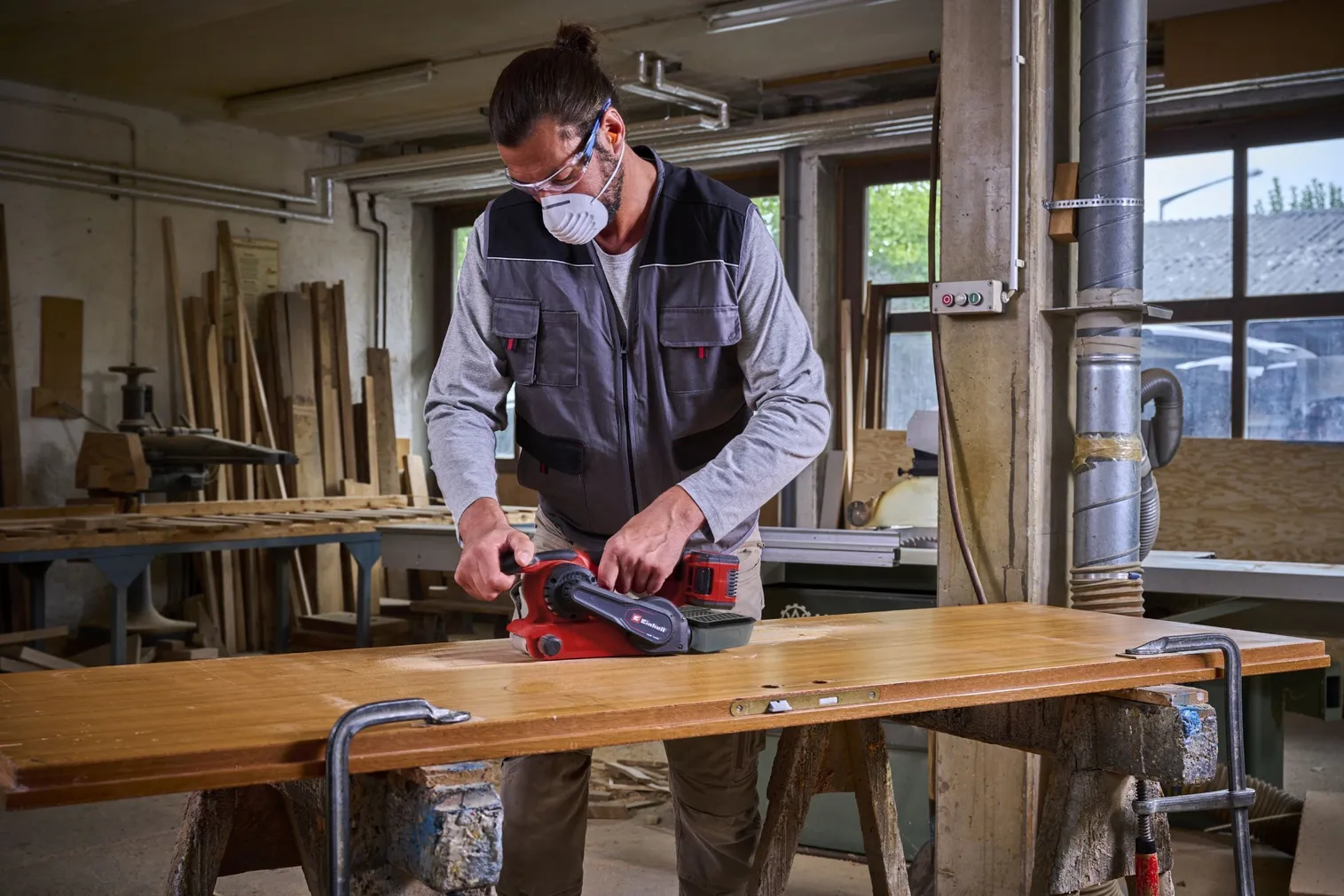 AKULINTLIHVIJA EINHELL TP-BS 18/457 LI BL-SOLO AKU JA LAADIJATA