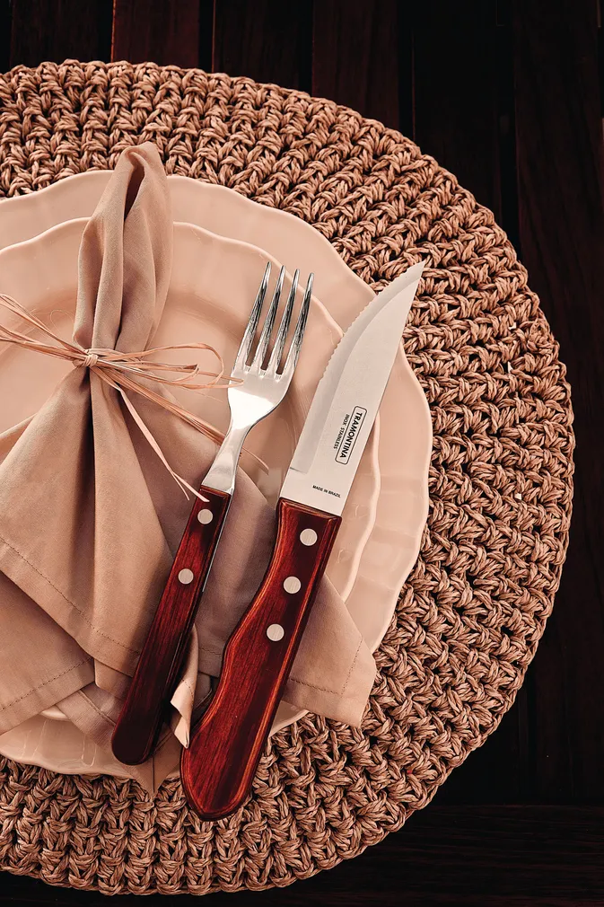 NUGADE/KAHVLITE KOMPLEKT TRAMONTINA JUMBO CHURRASCO 4-OSALINE