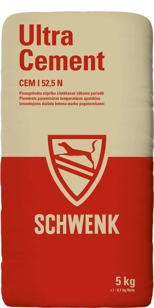 TSEMENT SCHWENK ULTRA CEM I 52,5 N HALL 5KG