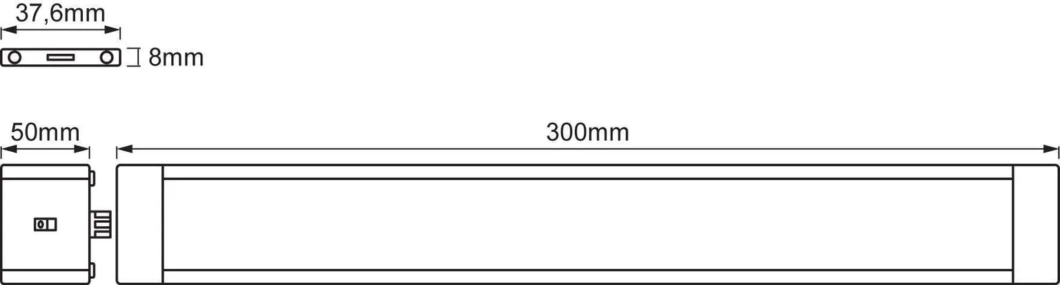 MÖÖBLIVALGUSTI LEDVANCE SLIM 6W LED 250LM 3000K 30CM