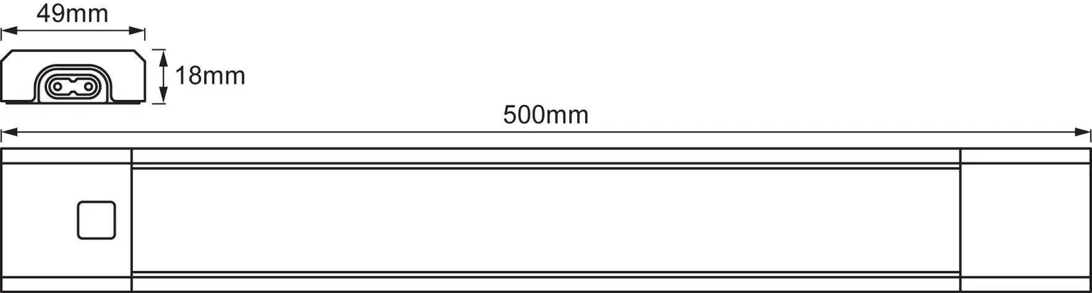 MÖÖBLIVALGUSTI LEDVANCE LINEAR SLIM 8W LED 640LM 3000K 50CM
