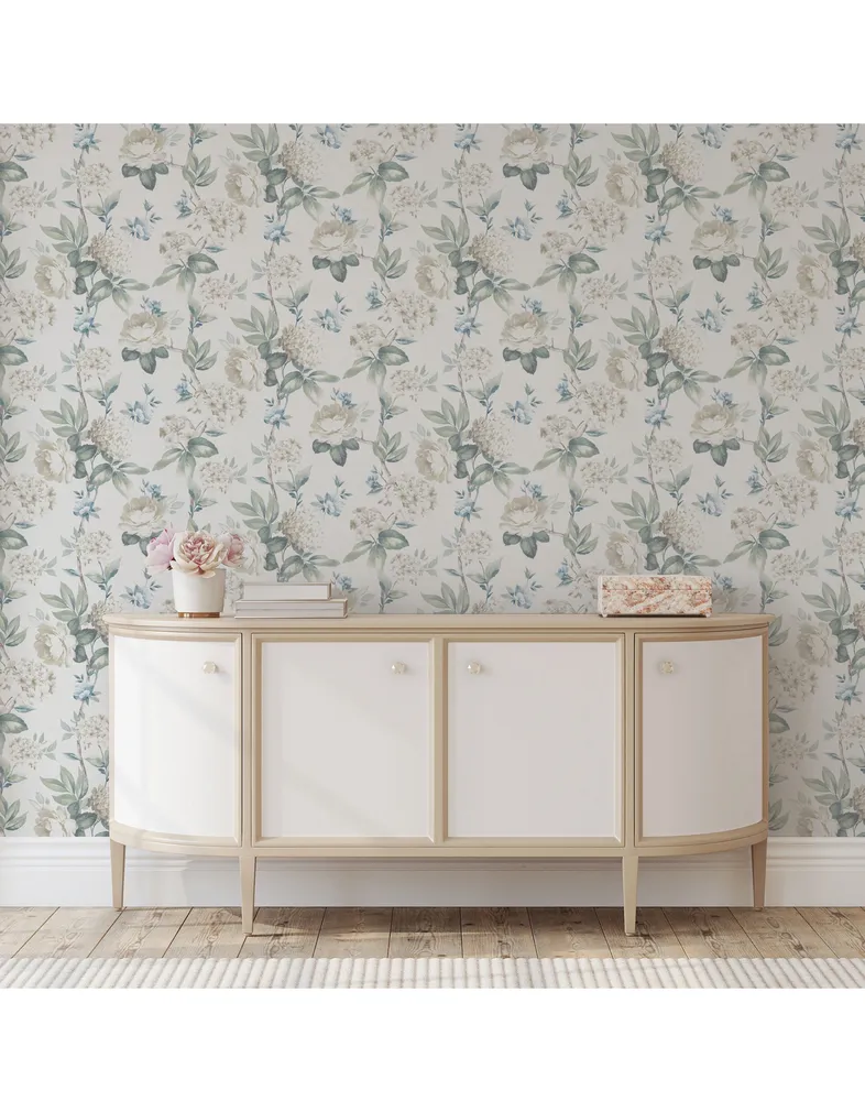 TAPEET ARTHOUSE KEEKA FLORAL BLUE CREAM 0,53X10,05M