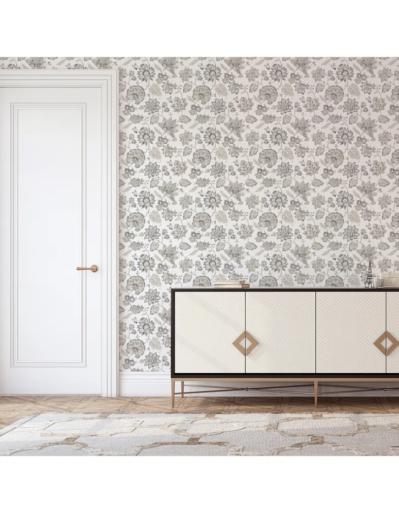 TAPEET ARTHOUSE SOFT JACOBEAN TRAIL SOFT GREY 0,53X10,05M