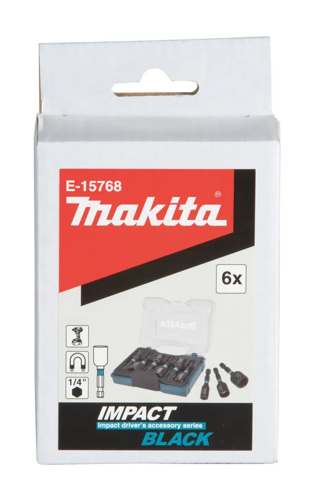 MAGNETPADRUNITE KOMPLEKT MAKITA IMPACT BLACK 6TK