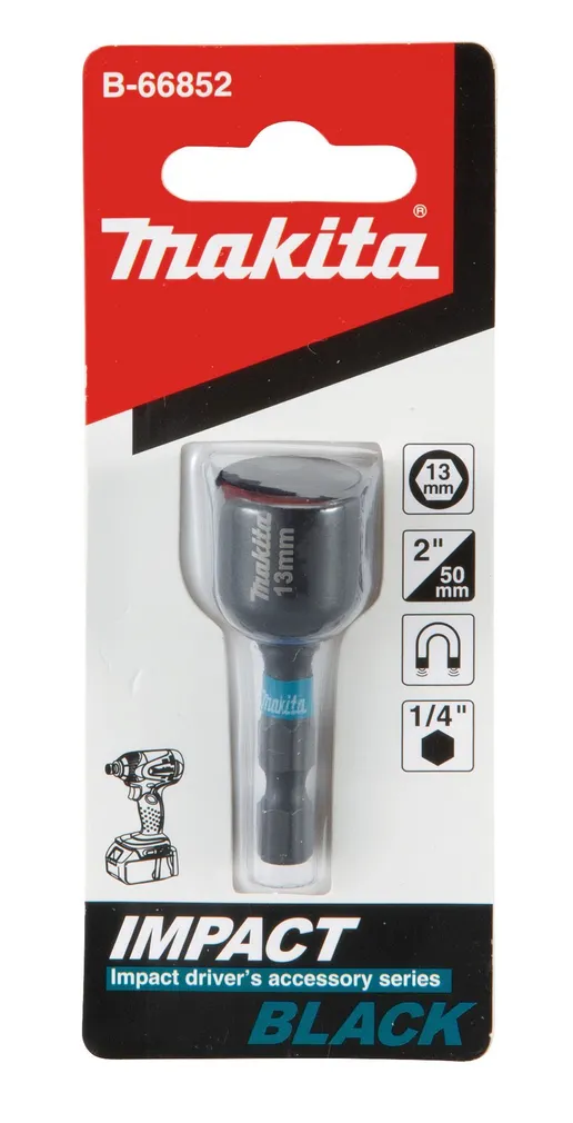 PADRUN MAKITA IMPACT BLACK 1/4" 13X50MM MAGNETIGA