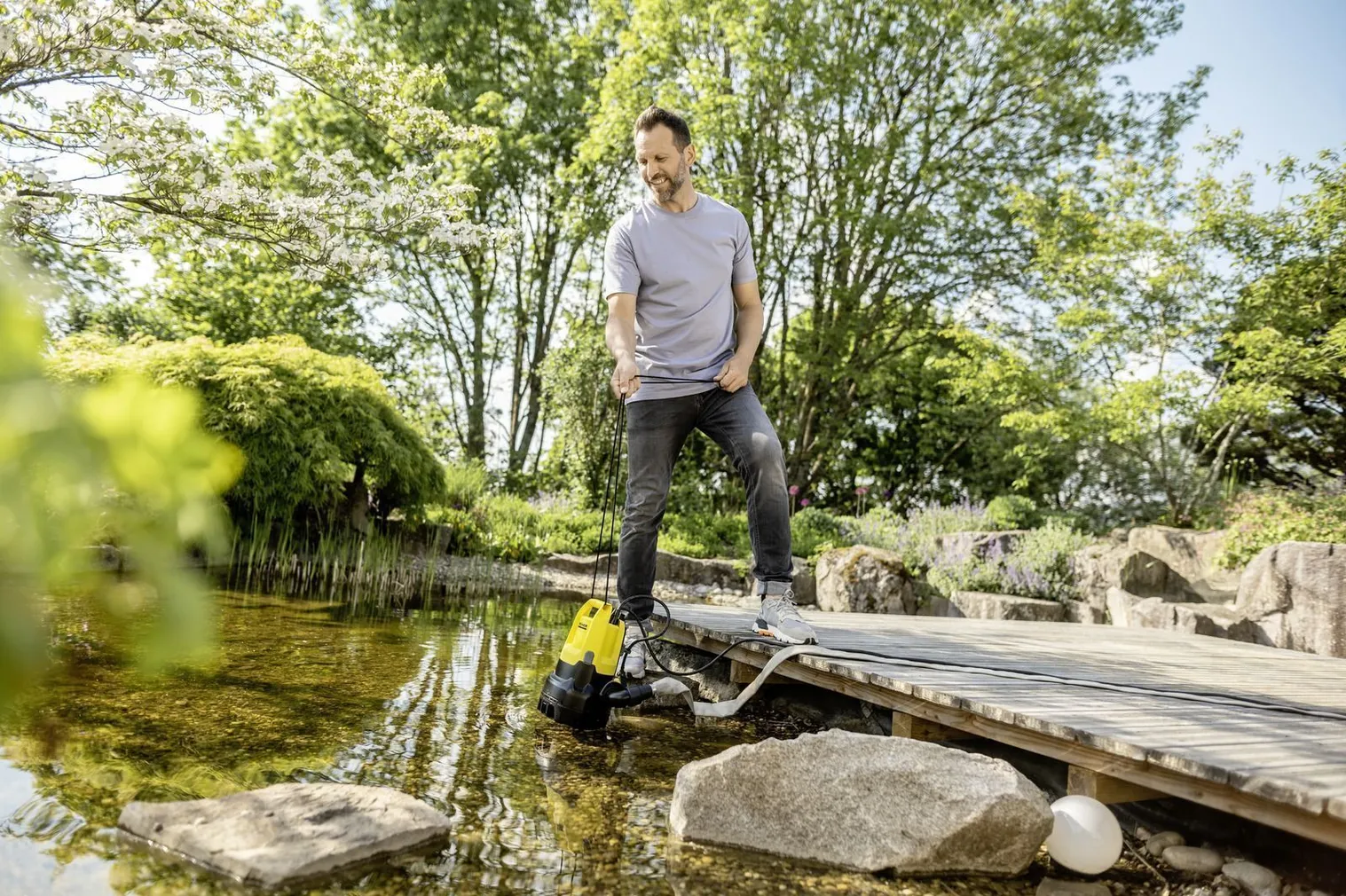 TÜHJENDUSPUMP KÄRCHER MUST VESI SP 22.000 DIRT 750W 22000L/H 7/8M