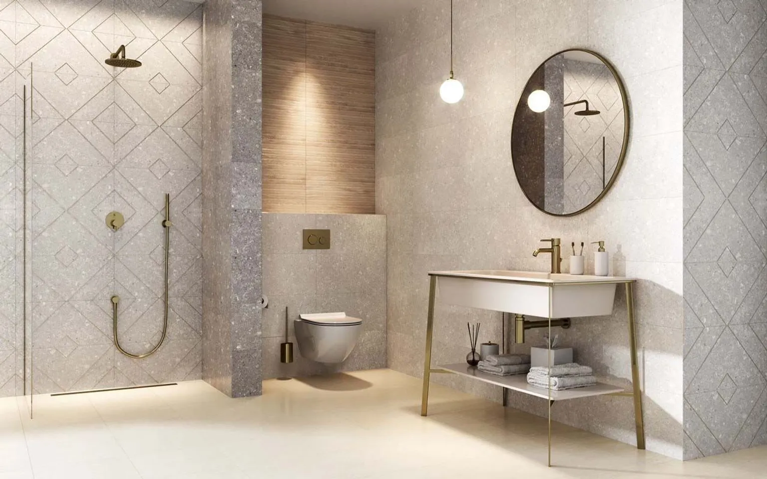 SEINAPLAAT PARADYZ ARAGORN LIGHT GRYS INSERTO 30X60CM