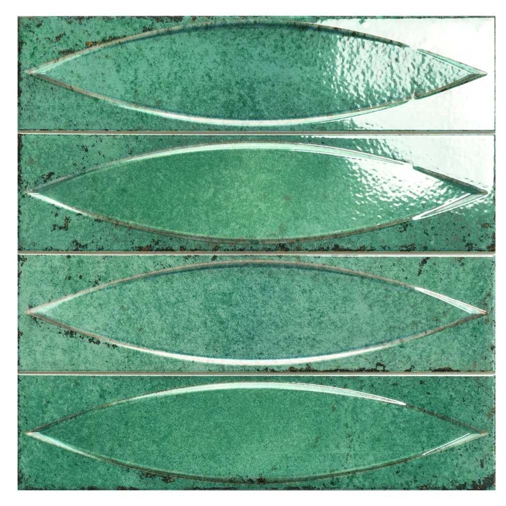 SEINAPLAAT REALONDA LENS AQUA GLOSSY 33X33CM 0,89M² PAKIS