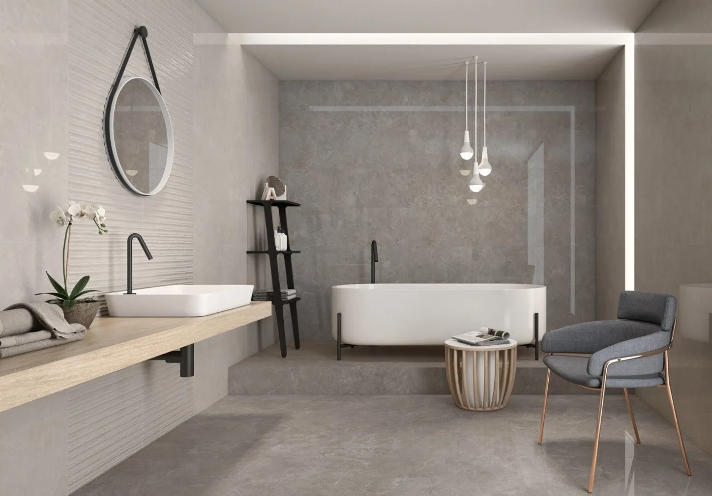 SEINAPLAAT PRISSMACER ESS LAO GRIS GLOSSY 33,3X55CM