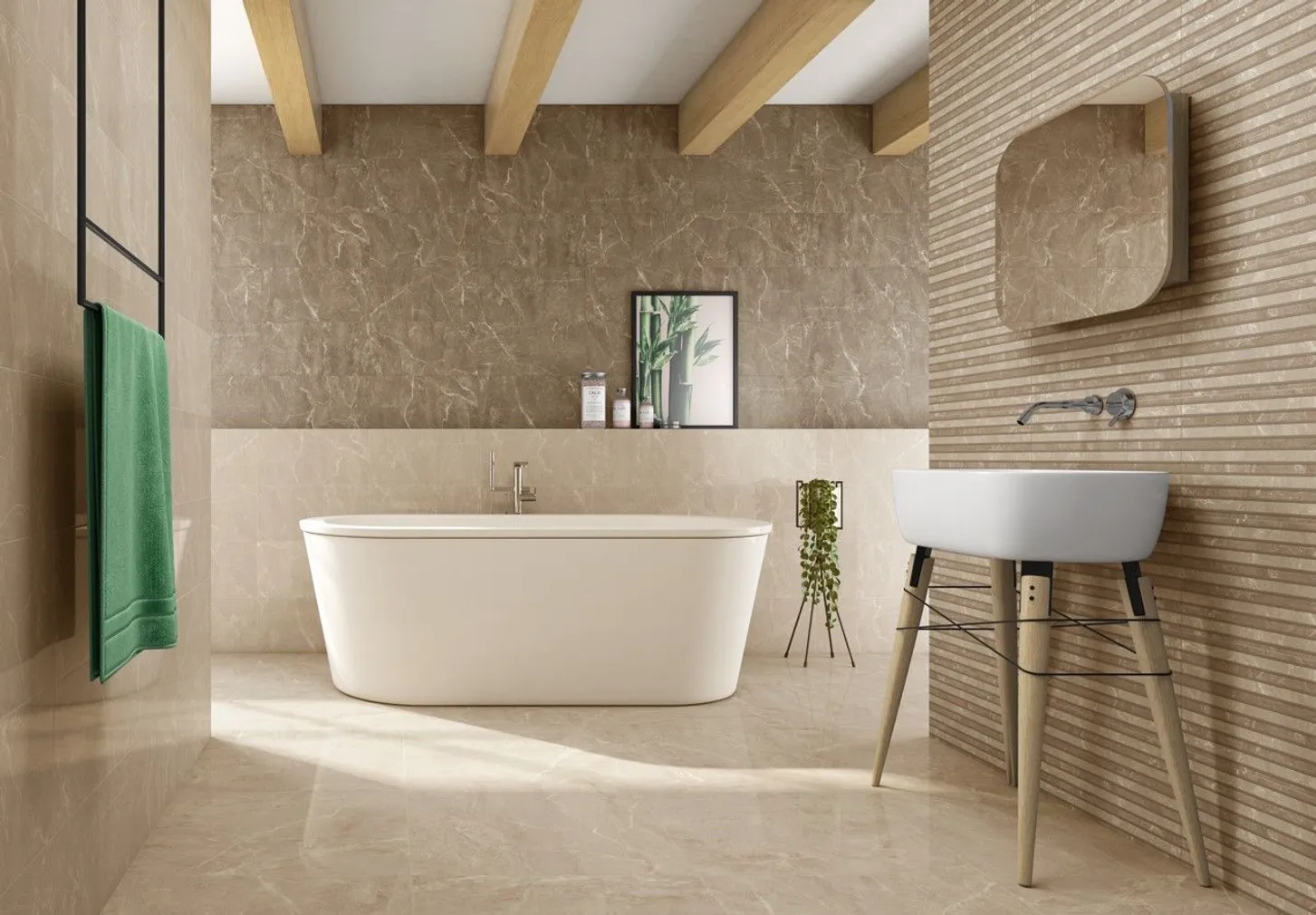 SEINAPLAAT PRISSMACER ESS AUREA MARFIL GLOSSY 25X50CM