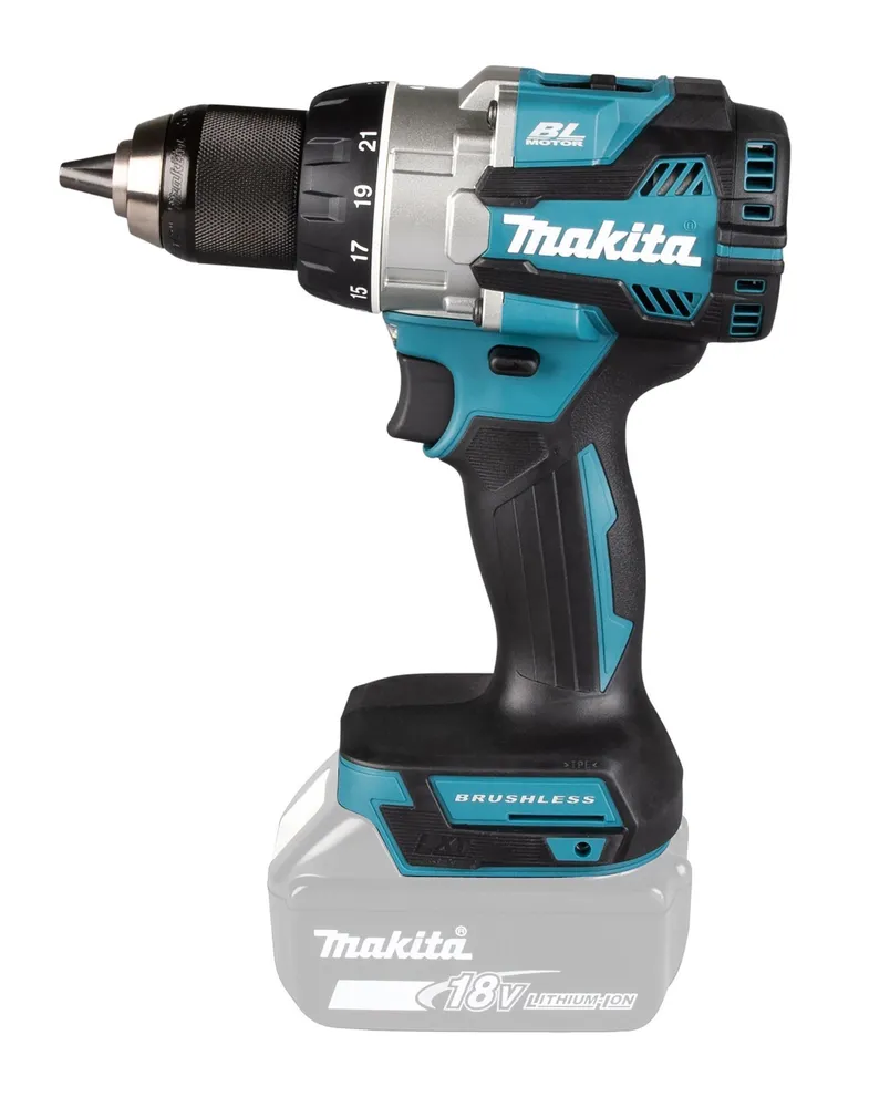 AKUTRELL MAKITA DDF489Z 18V, ILMA AKUDE JA LAADIJATA