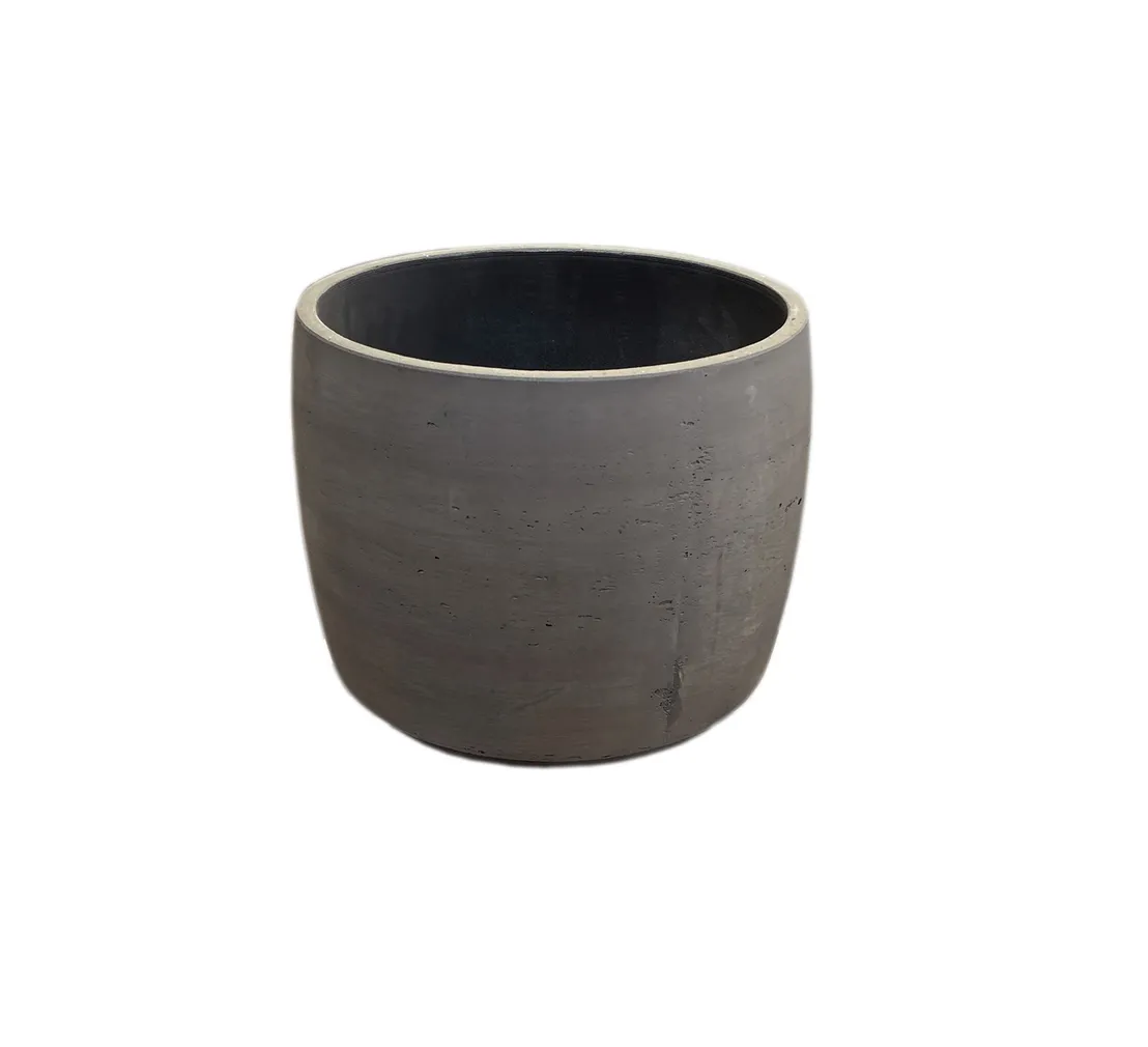 ÜMBRISPOTT RO CEMENT 22X22X17CM, TUMEPRUUN