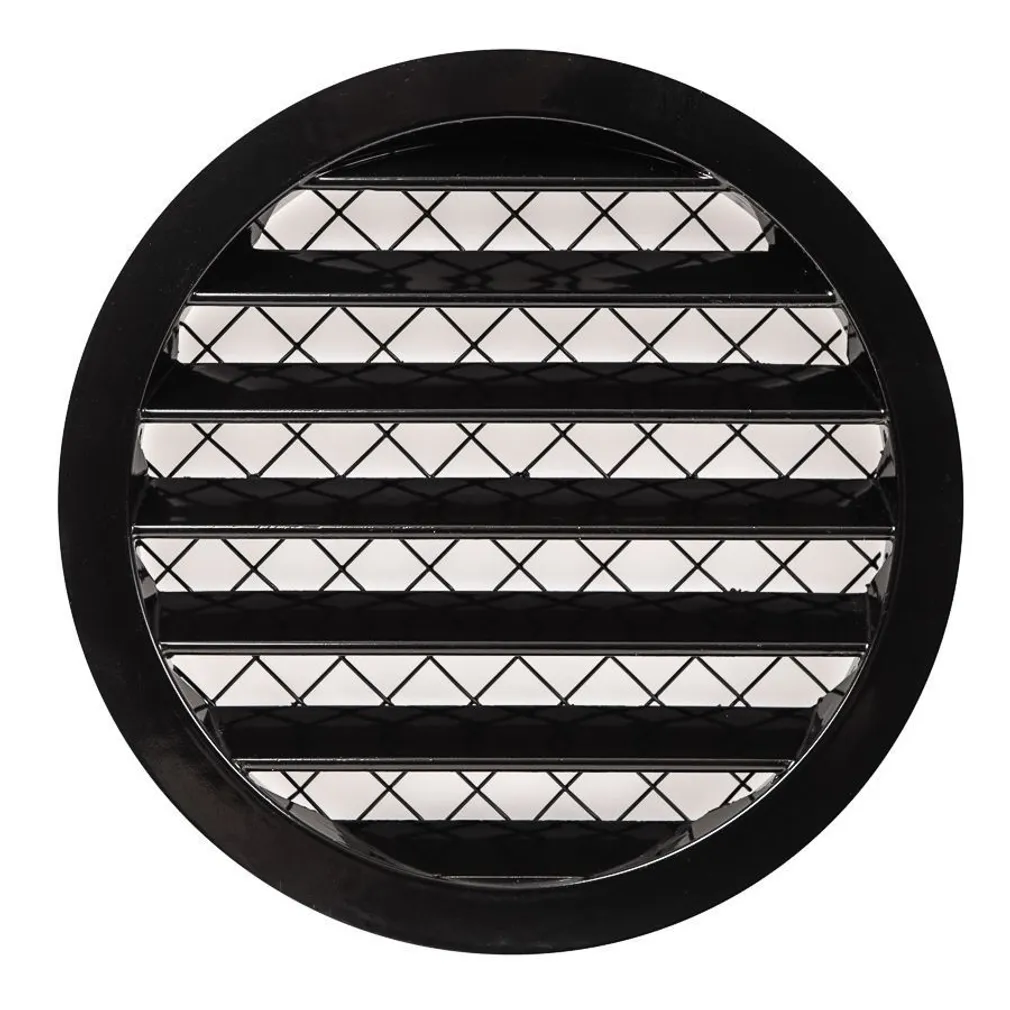 VENTILATSIOONIREST EUROPLAST MRA125 ALUMIINIUM MUST